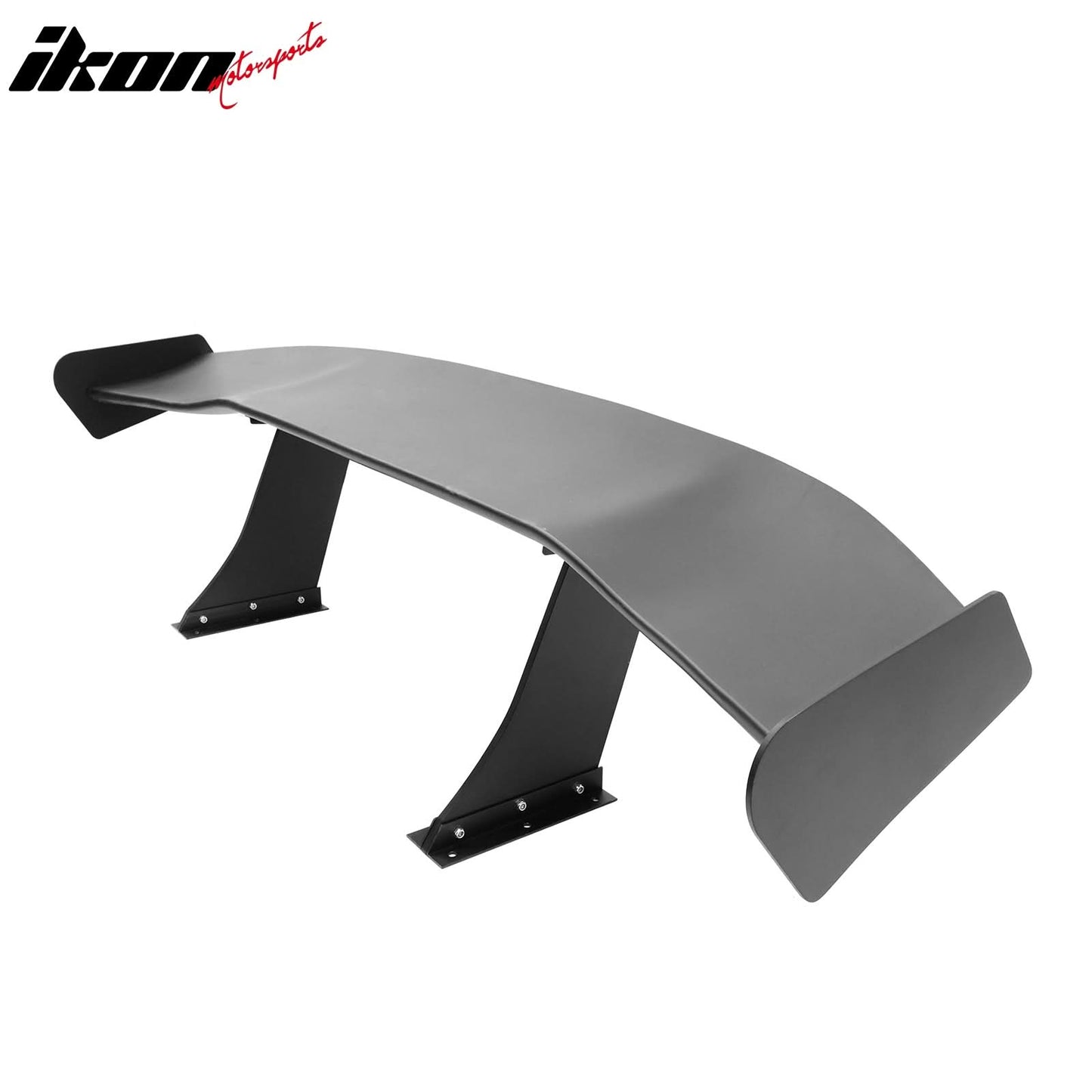 Universal 57'' GT Trunk Spoiler V1 Brackets V4C Legs + Side Plates ABS