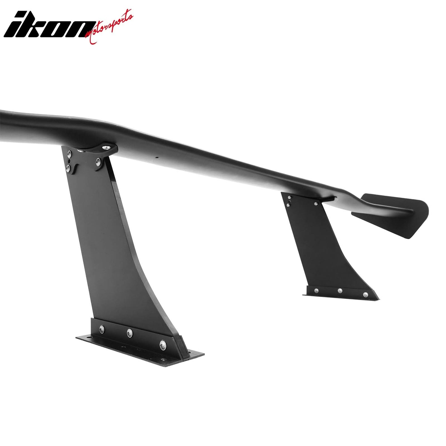 Universal 57'' GT Trunk Spoiler V1 Brackets V4C Legs + Side Plates ABS