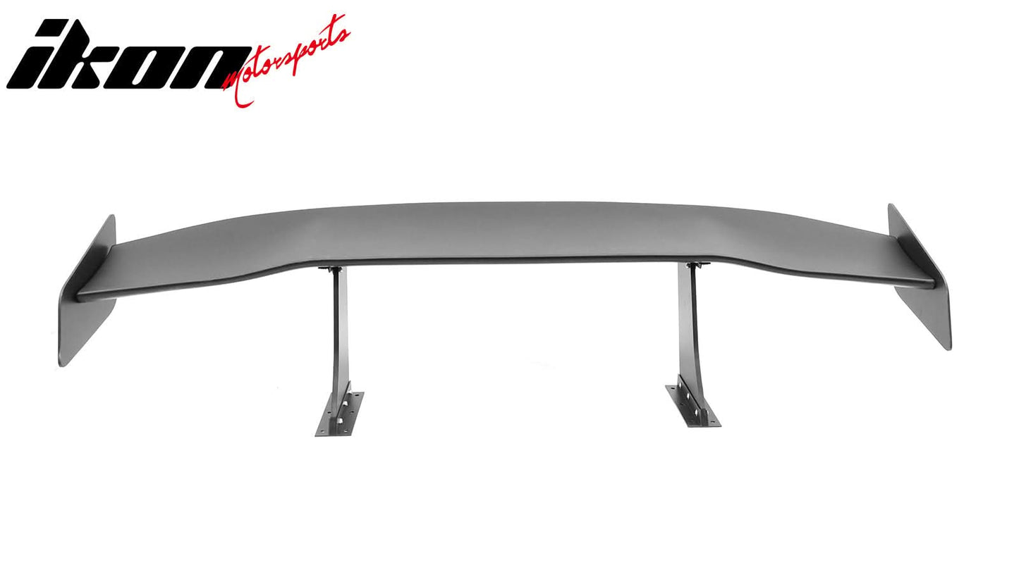 Universal 57'' GT Trunk Spoiler V1 Brackets V4C Legs + V4D Plates ABS