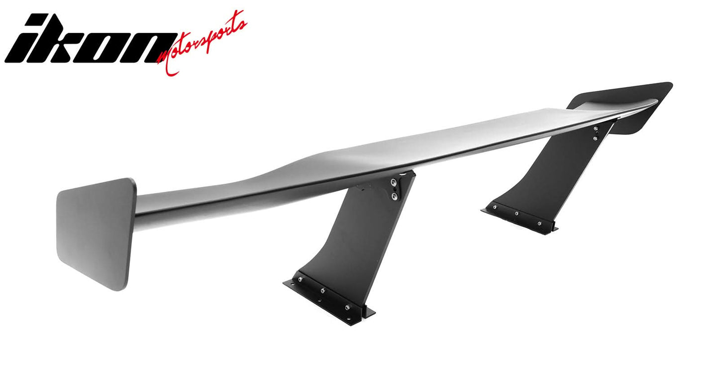 Universal 57'' GT Trunk Spoiler V1 Brackets V4C Legs + V4D Plates ABS