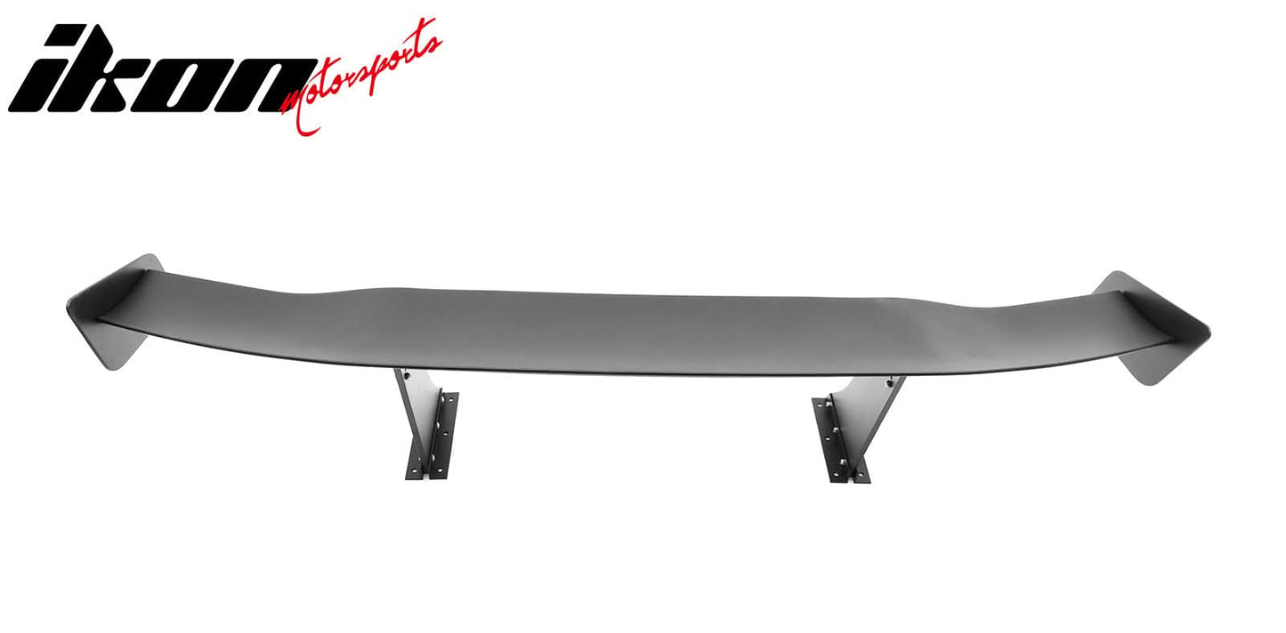 Universal 57'' GT Trunk Spoiler V1 Brackets V4C Legs + V4D Plates ABS