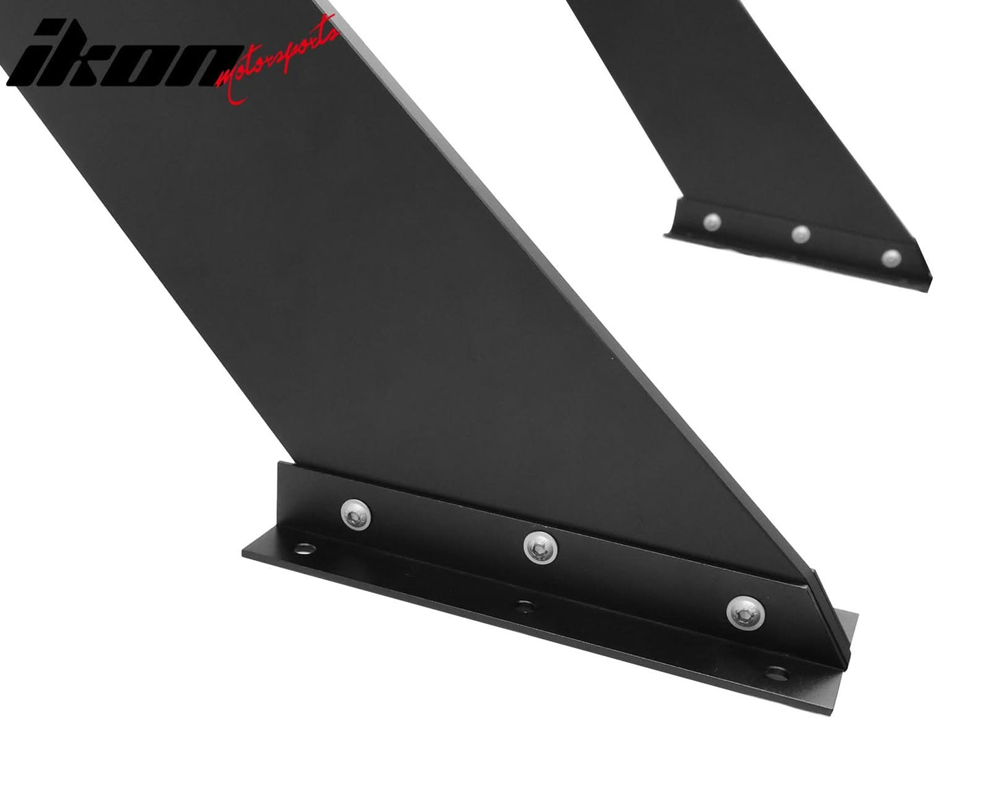Universal 57'' GT Trunk Spoiler V1 Brackets V4D Legs + V4A Plates ABS