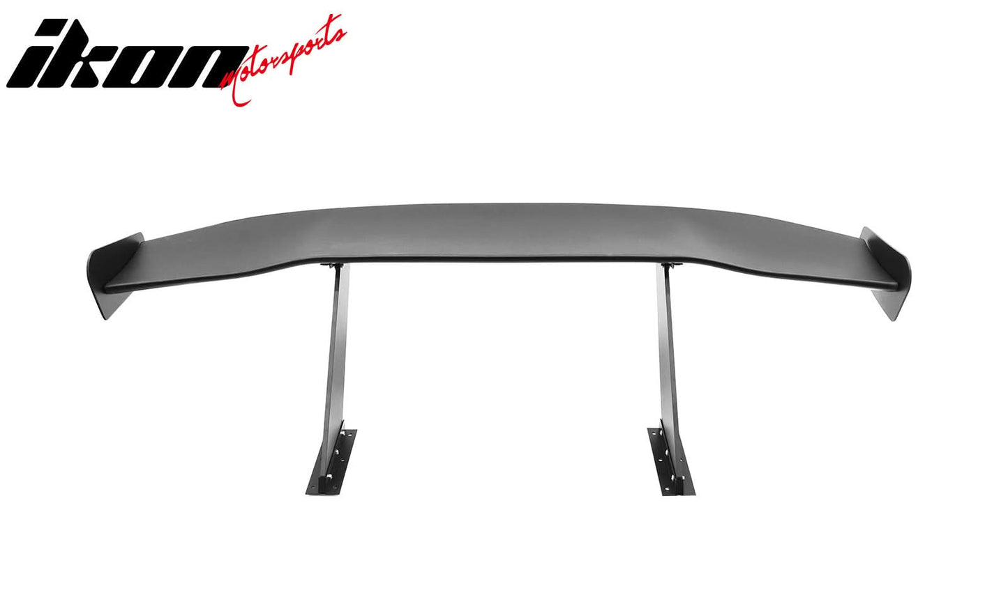 Universal 57'' GT Trunk Spoiler V1 Brackets V4D Legs + V4C Plates ABS