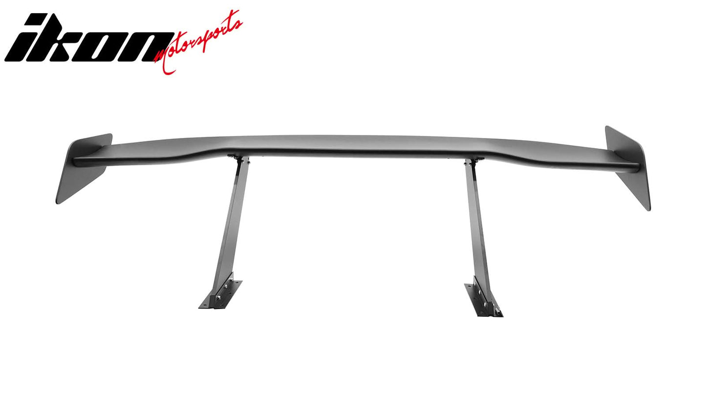 Universal 65'' GT Trunk Spoiler V1 Brackets V4D Legs + Side Plates ABS