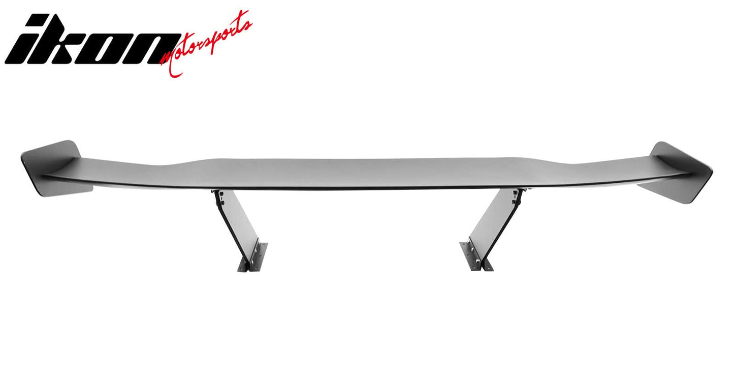 Universal 65'' GT Trunk Spoiler V1 Brackets V4D Legs + Side Plates ABS