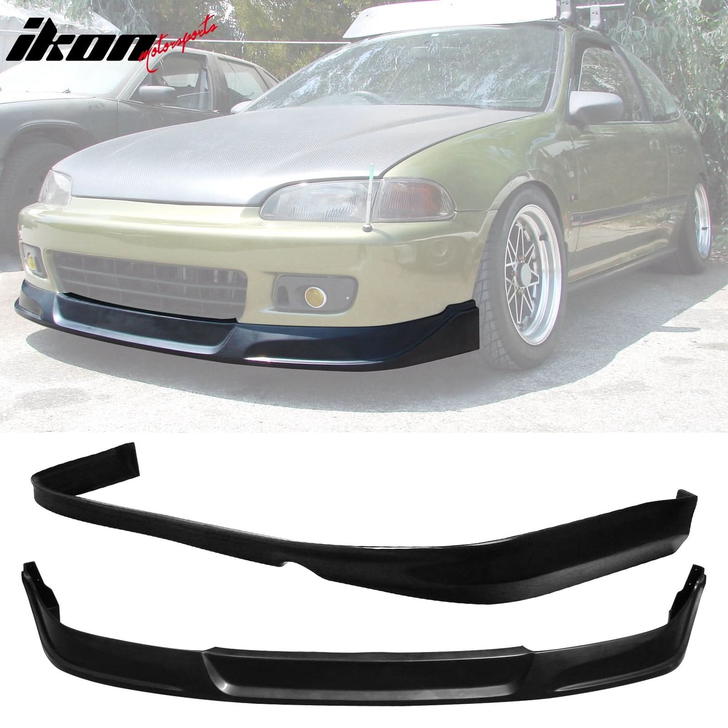 Rear Diffuser & Front Lip ForÂ 1992-1995 Honda Civic JDM Unpainted