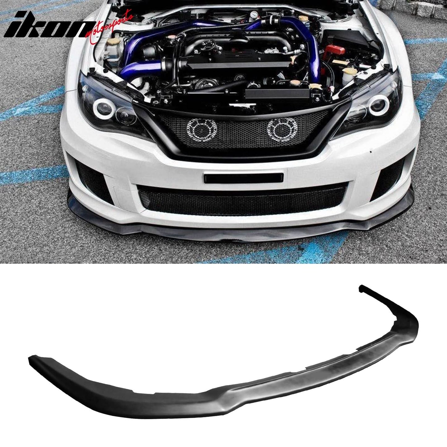 Corner Aprons & Front Lip For 2011-2014 Subaru JDM Style PU Unpainted