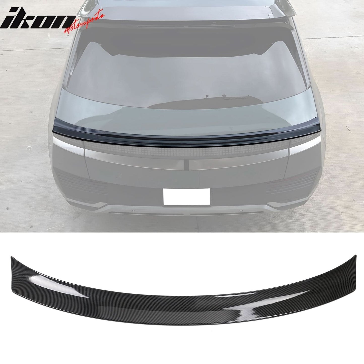 2022-2024Â Hyundai Ioniq 5 Carbon Fiber Print Trunk + Roof Spoiler ABS