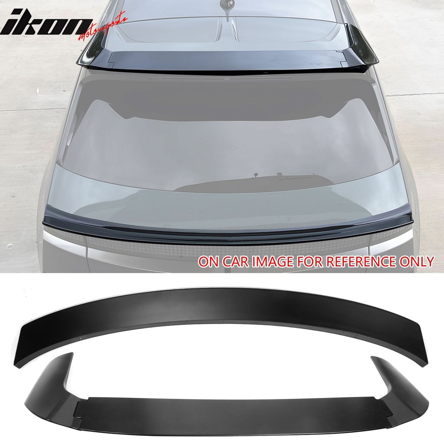 2022-2024Â Hyundai Ioniq 5 IKON Matte Black Trunk + Roof Spoiler ABS