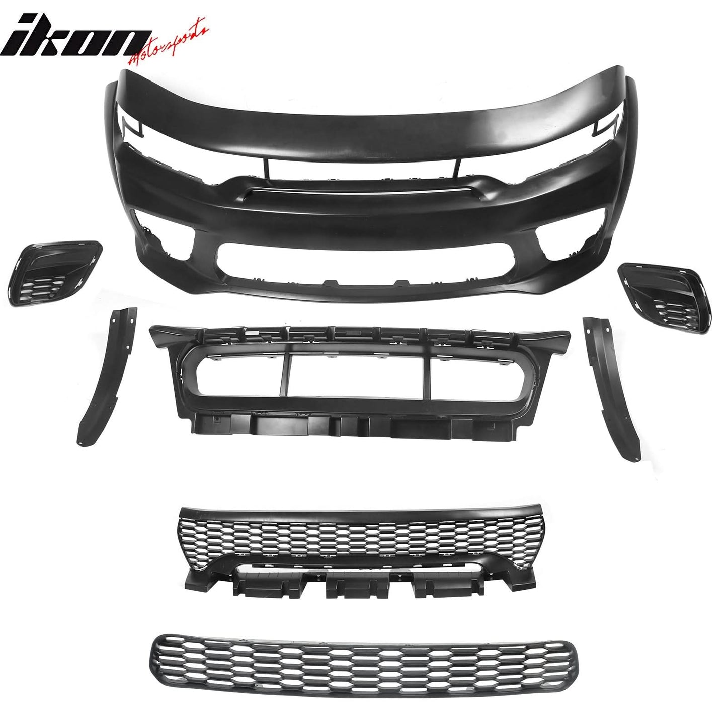2020-2023 Dodge Charger Front Bumper Cover Widebody W/ Grilles PP
