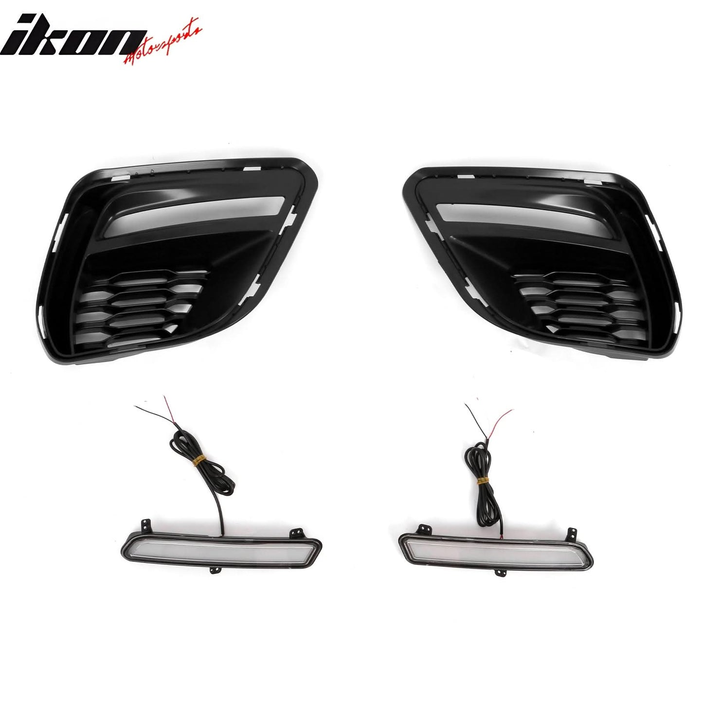 2015-2023 Dodge Charger Widebody SRT Black LED Front Bumper Kits PP