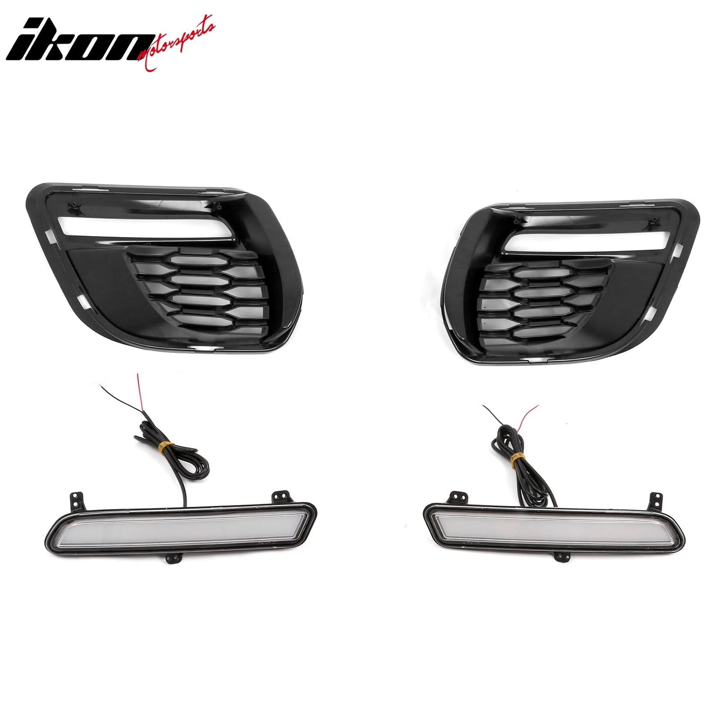 2015-2023 Dodge Charger Widebody Front Bumper Cover Pink Lip LED PP