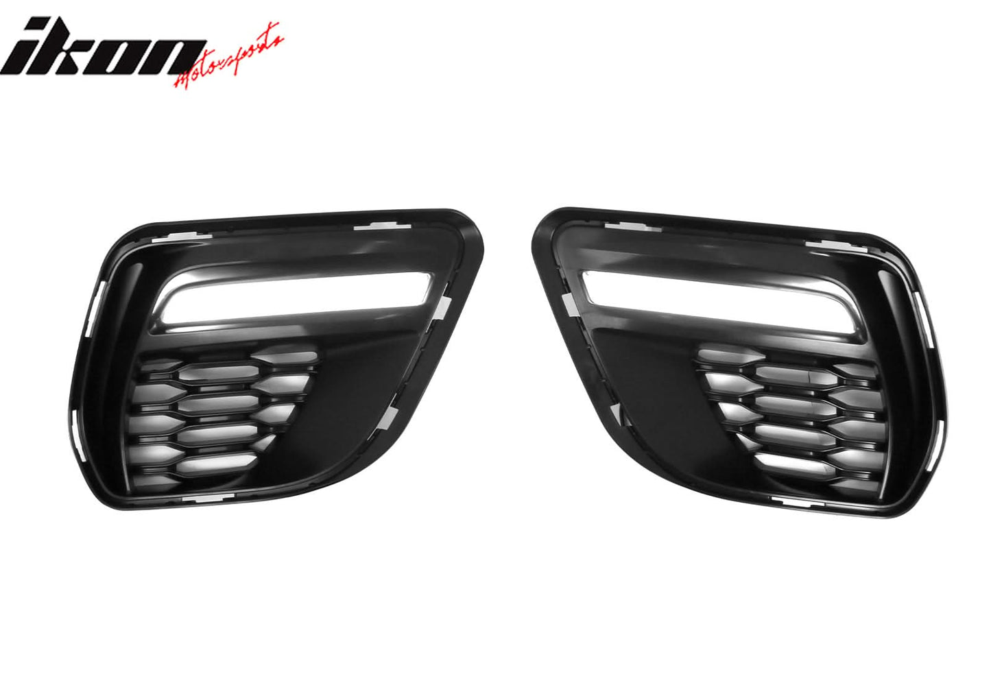 2015-2023 Charger IKON Matte Black Front Rear Bumper Covers LED PP