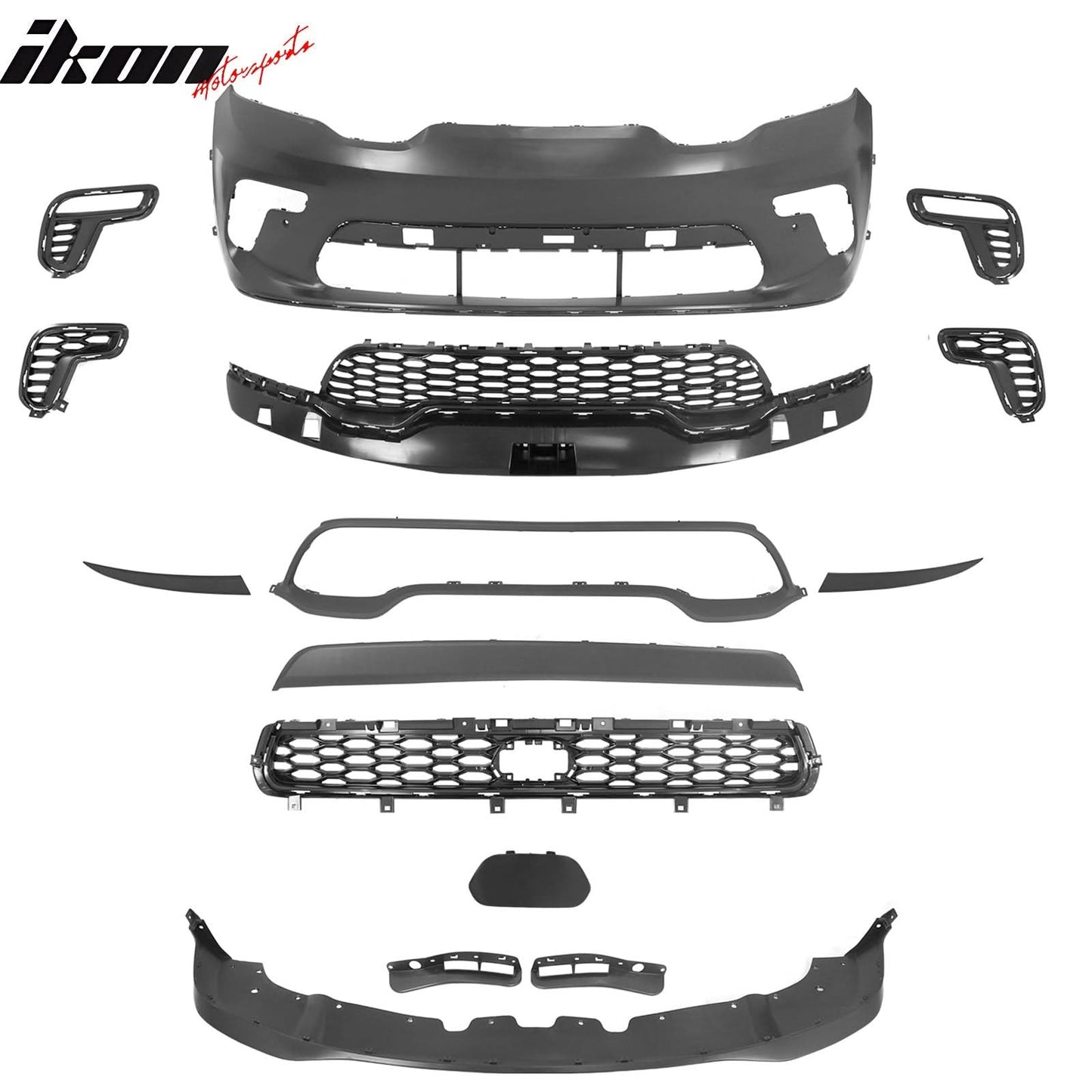 2021-24 Dodge Durango Front Bumper Cover 21+ Hellcat Style Conversion