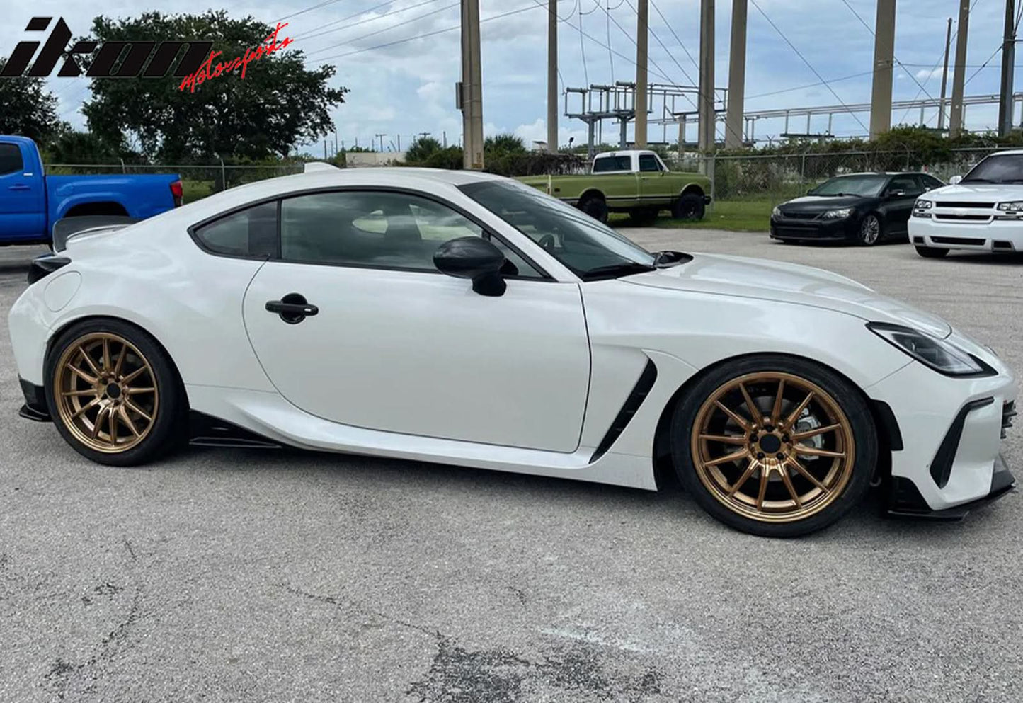 2022-2025 Subaru BRZ Front Lip+ Rear Diffuser+ Side Skirts Strakes