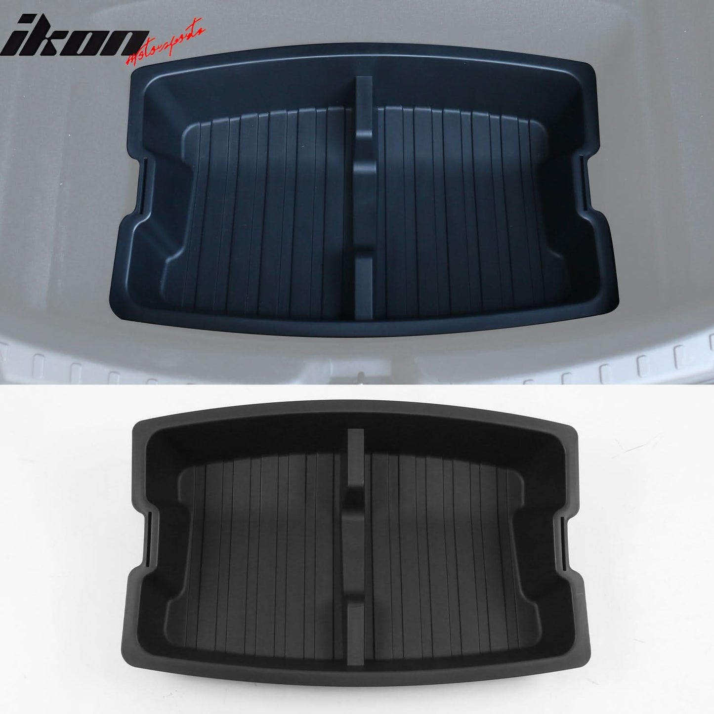 2024-2025 Tesla Model 3 Rear Trunk Lower + Upper Storage Organizer Box