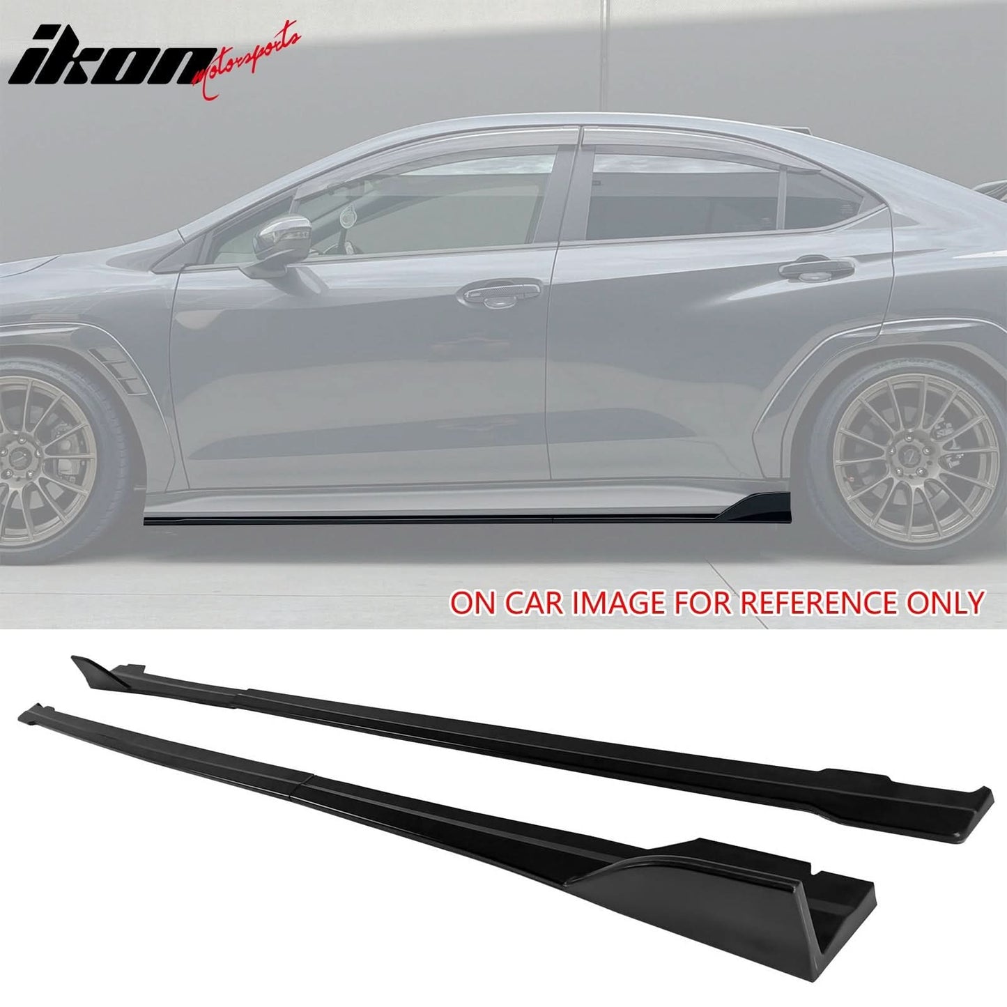 2022-2025 Subaru WRX D Matte Black Front Rear Bumper Lip Corner Aprons