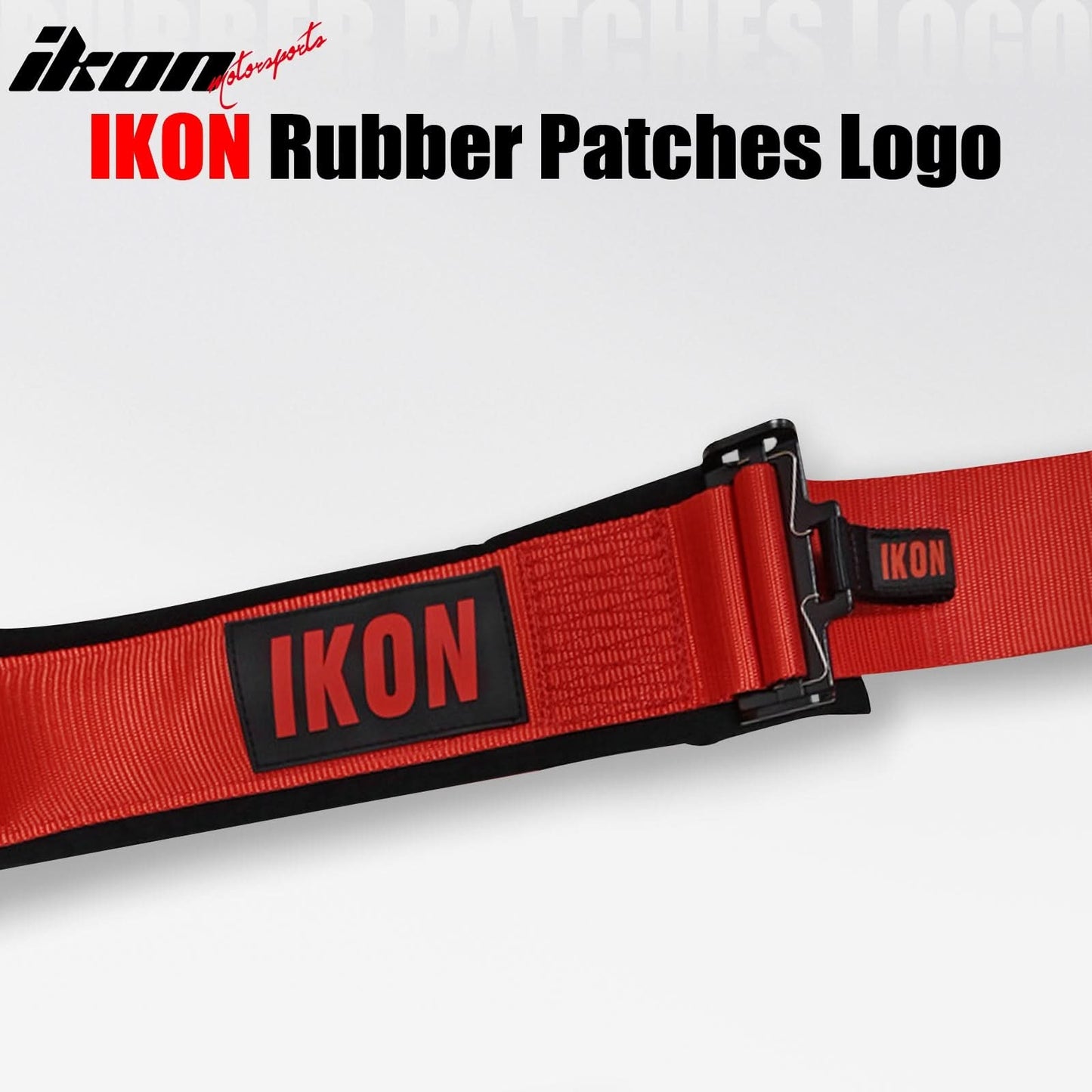 Universal Racing Seat Belt Harness 3" 4 Point Strap Buckle Nylon Red