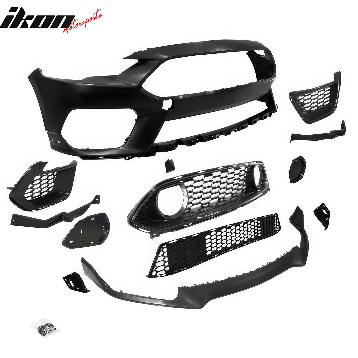 2018-2023 Ford Mustang Mach 1 Front Bumper Cover 24+ Headlights W/ Lip