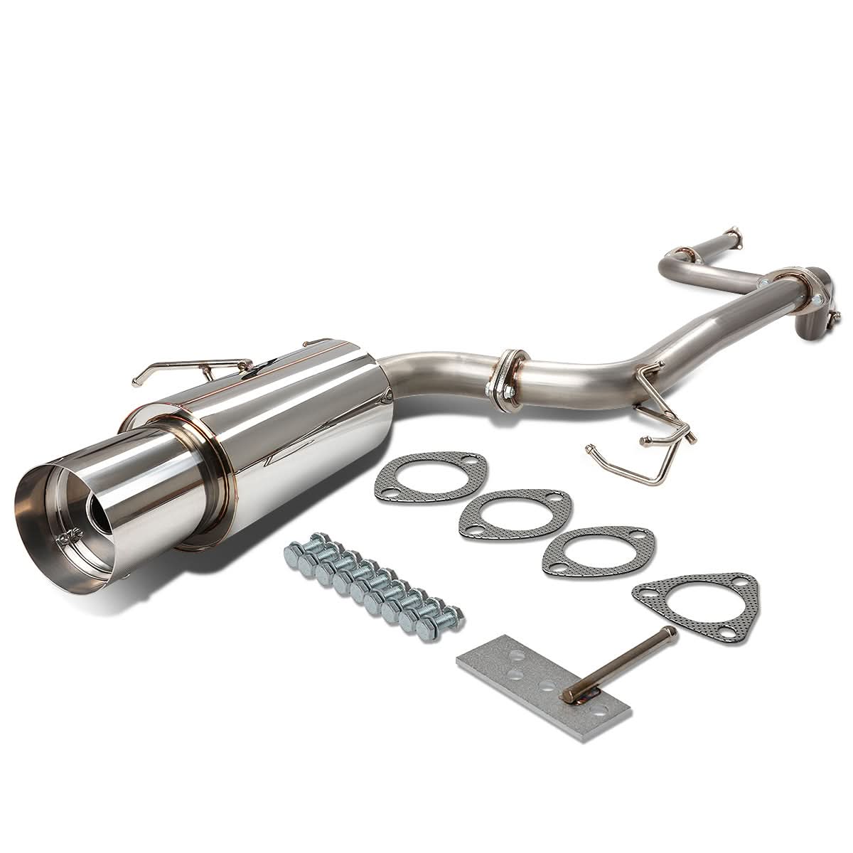 90-93 Acura Integra GS/RS 2 Door Catback Exhaust Single Tip Stainless Steel