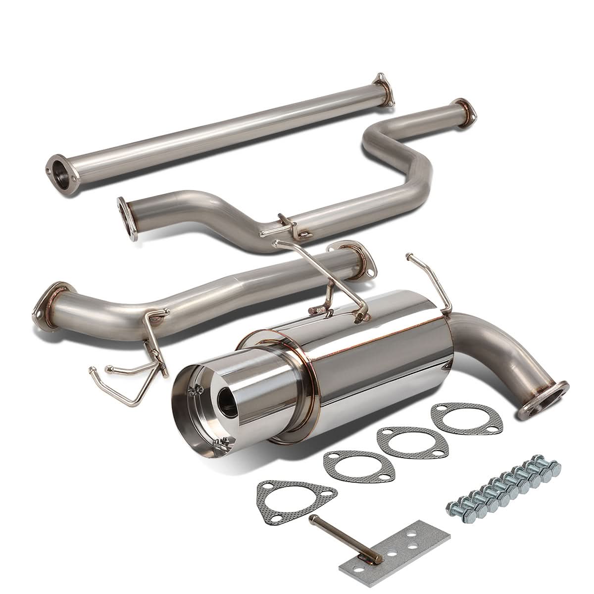 90-93 Acura Integra GS/RS 2 Door Catback Exhaust Single Tip Stainless Steel