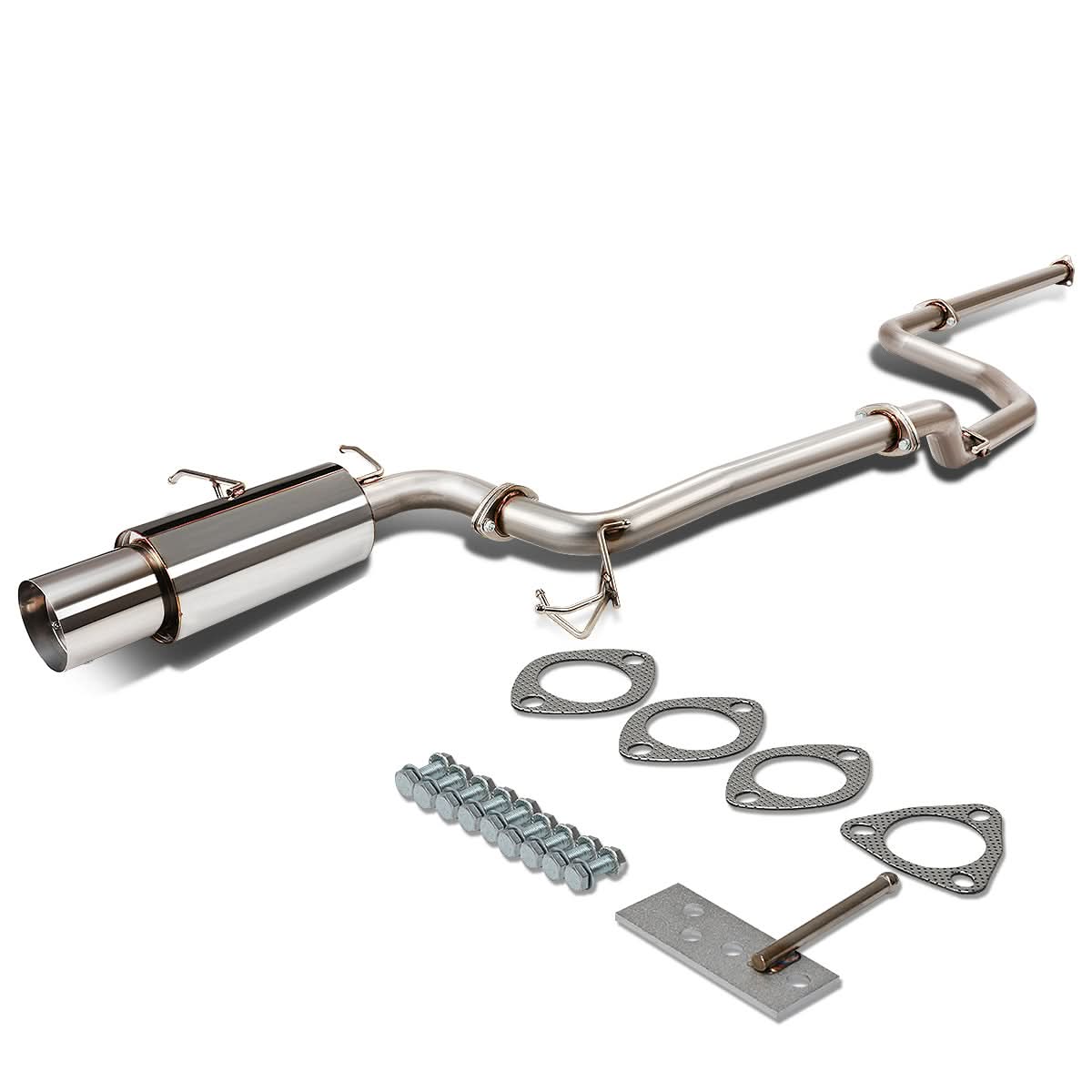90-93 Acura Integra GS/RS 2 Door Catback Exhaust Single Tip Stainless Steel