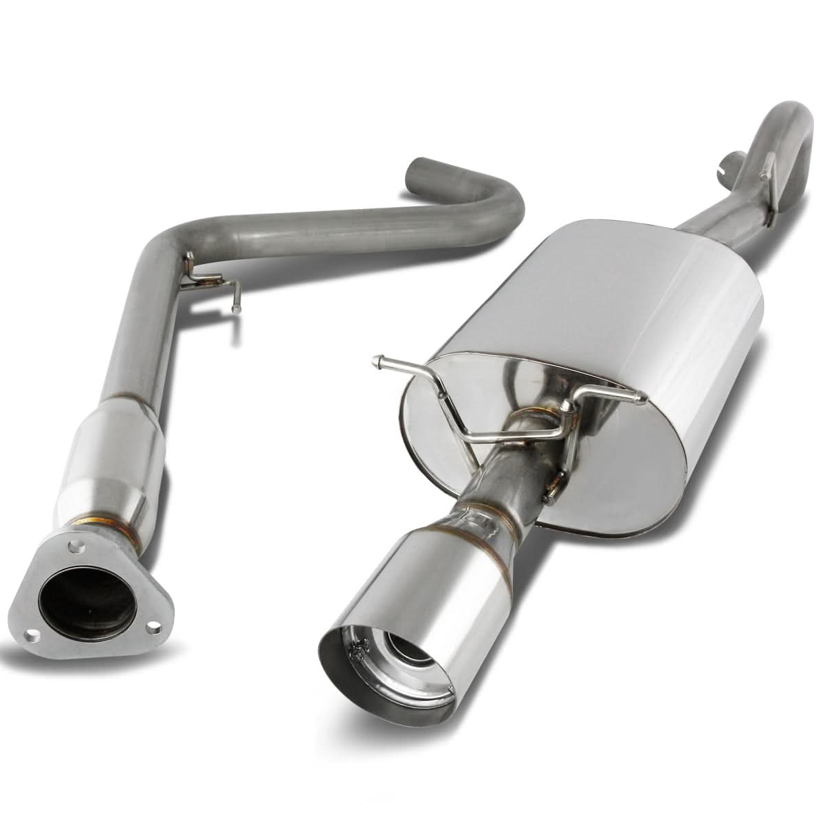 08-10 Chevrolet Cobalt Turbo Single Tip Catback Exhaust - Stainless Steel