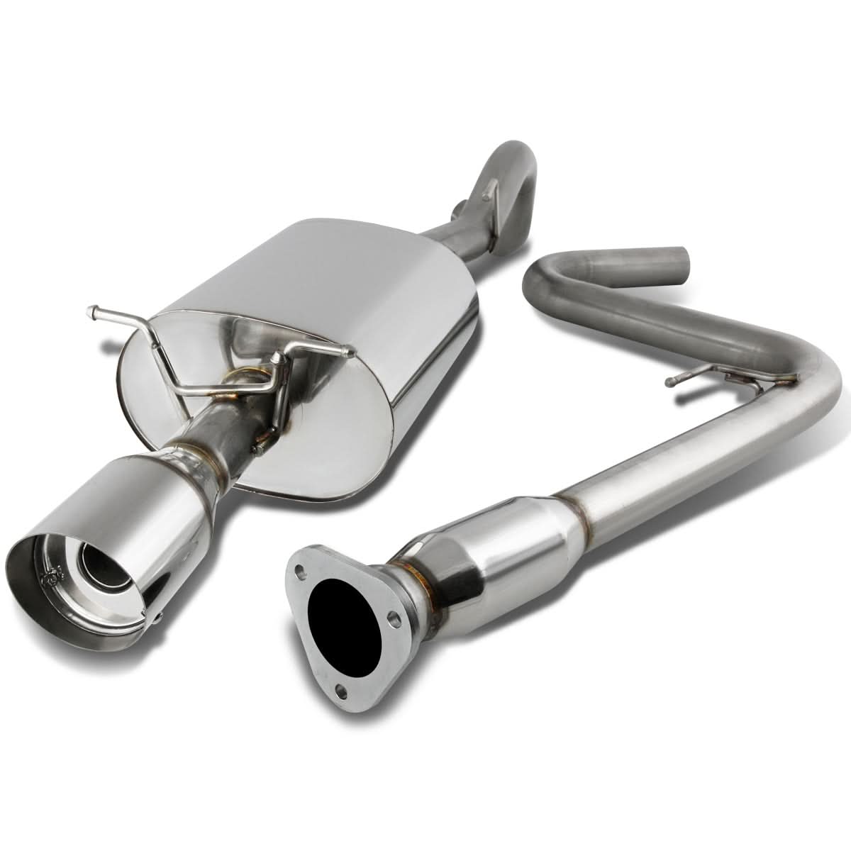 08-10 Chevrolet Cobalt Turbo Single Tip Catback Exhaust - Stainless Steel