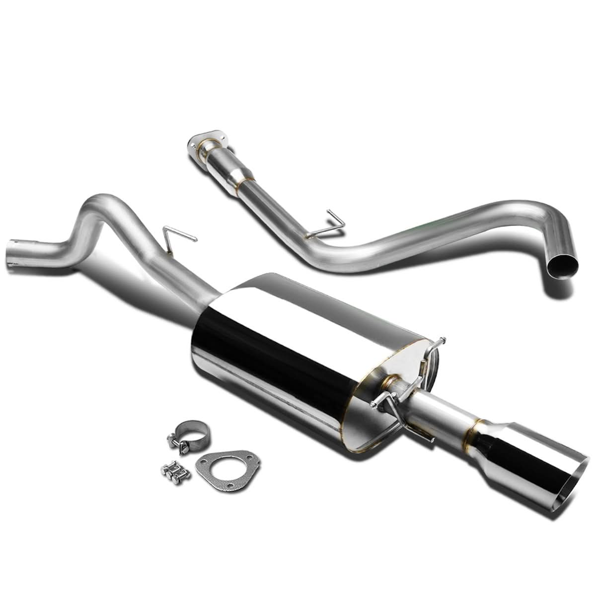 2008-2010 Chevrolet Cobalt Turbo Dual Tip Catback Exhaust - Stainless Steel