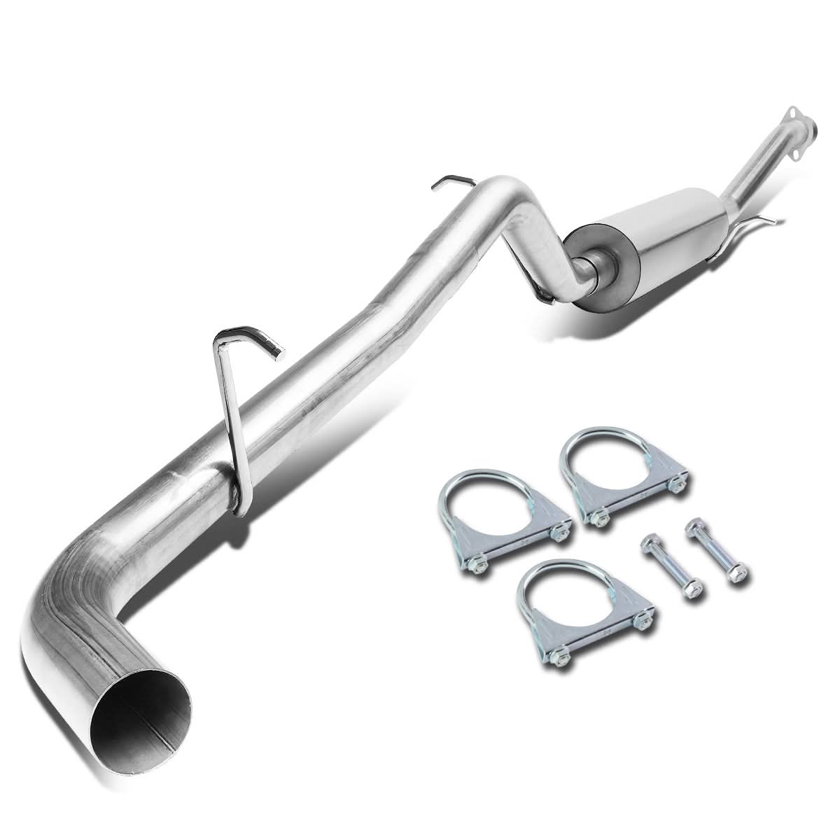 2004-2012 Chevrolet Colorado Single Catback Exhaust System - Stainless Steel