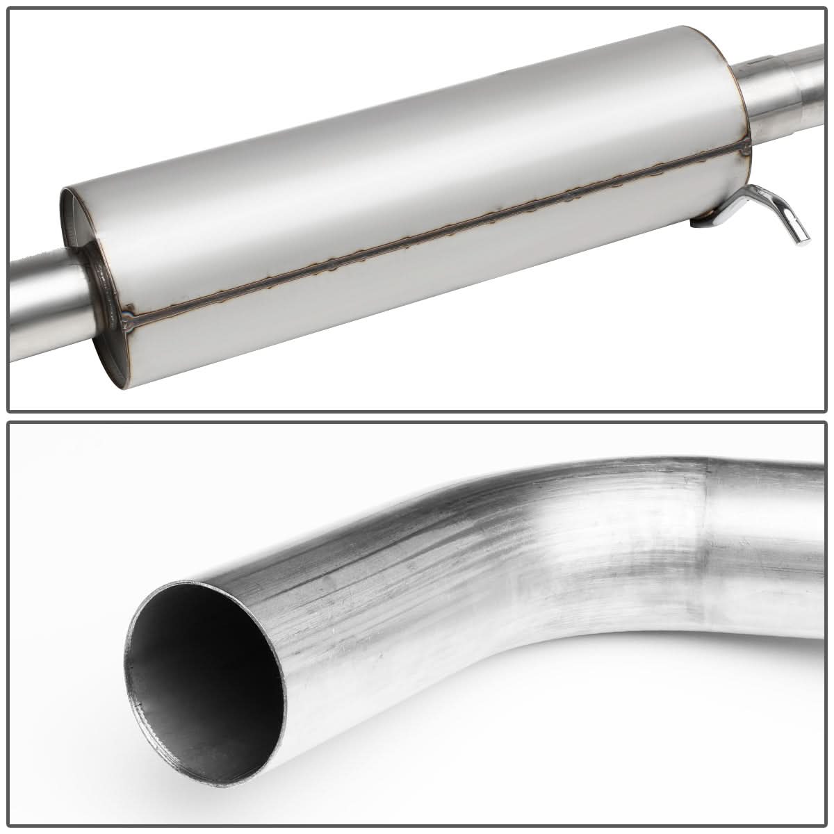 2004-2012 Chevrolet Colorado Single Catback Exhaust System - Stainless Steel