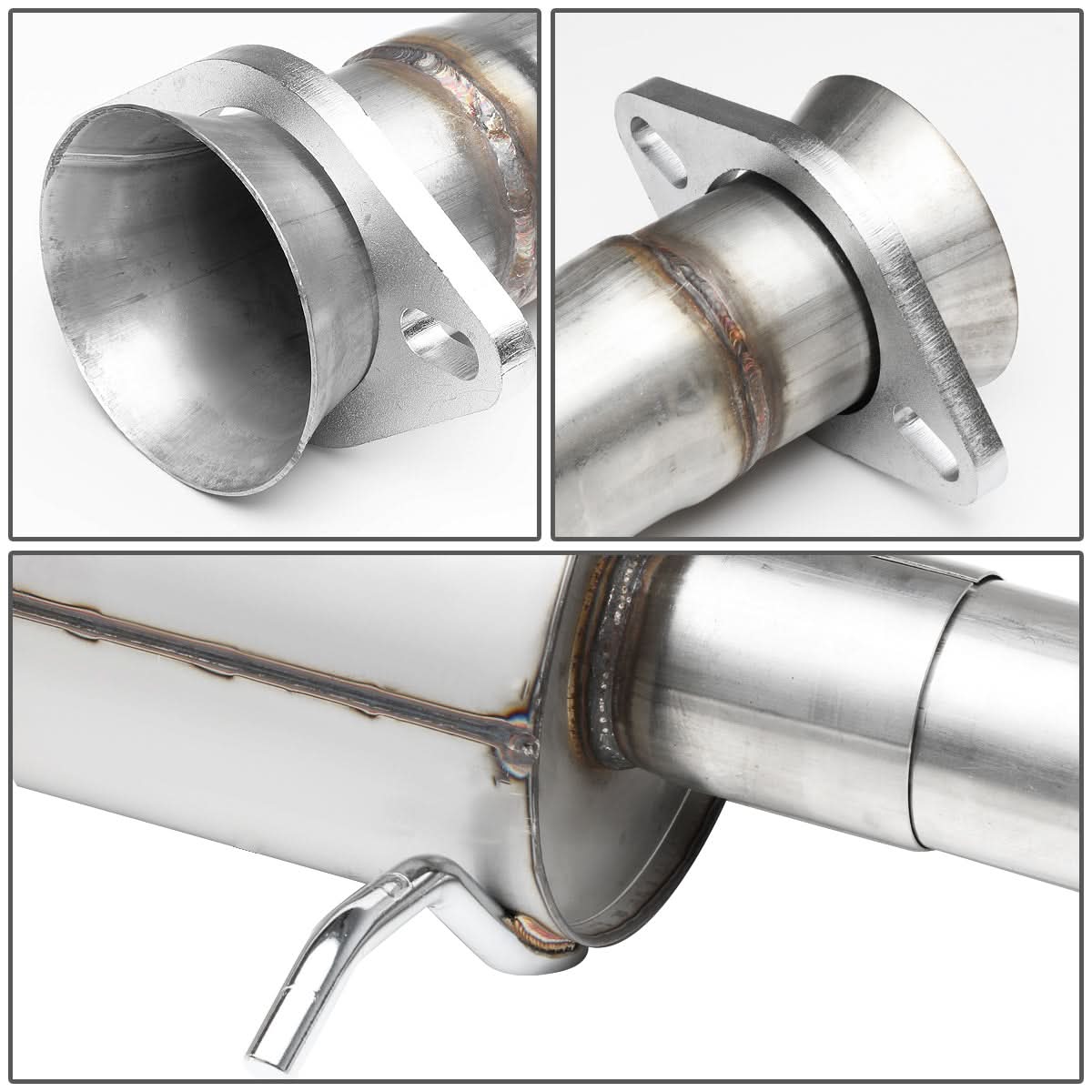 2004-2012 Chevrolet Colorado Single Catback Exhaust System - Stainless Steel