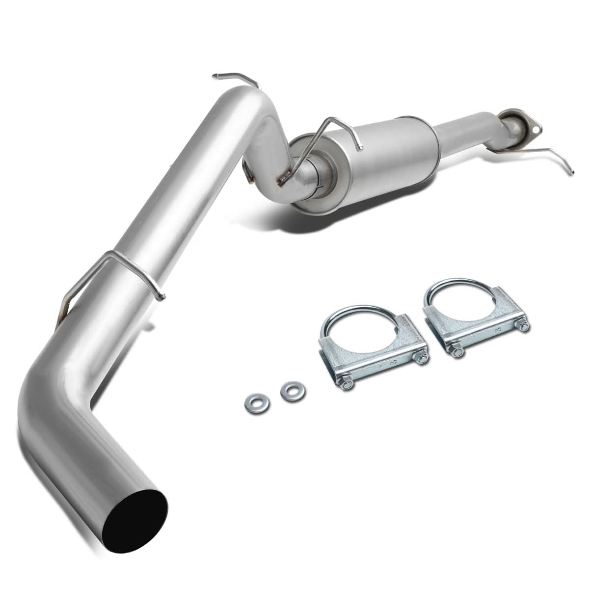 2015-2016 Chevrolet Colorado Single Tip Catback Exhaust Stainless Steel