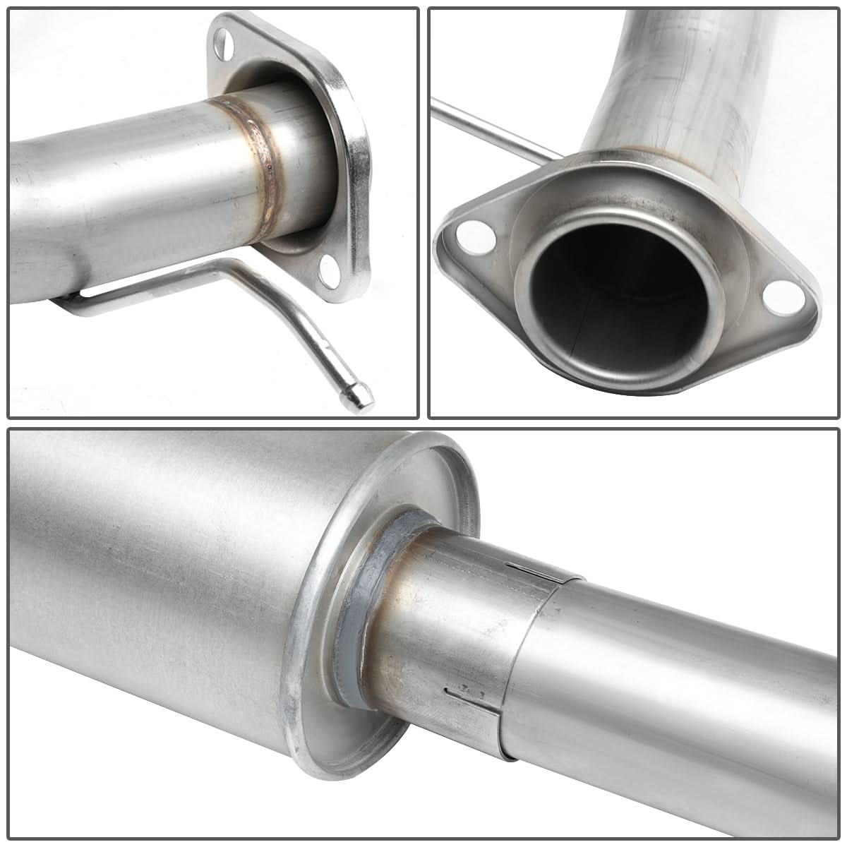 2015-2016 Chevrolet Colorado Single Tip Catback Exhaust Stainless Steel