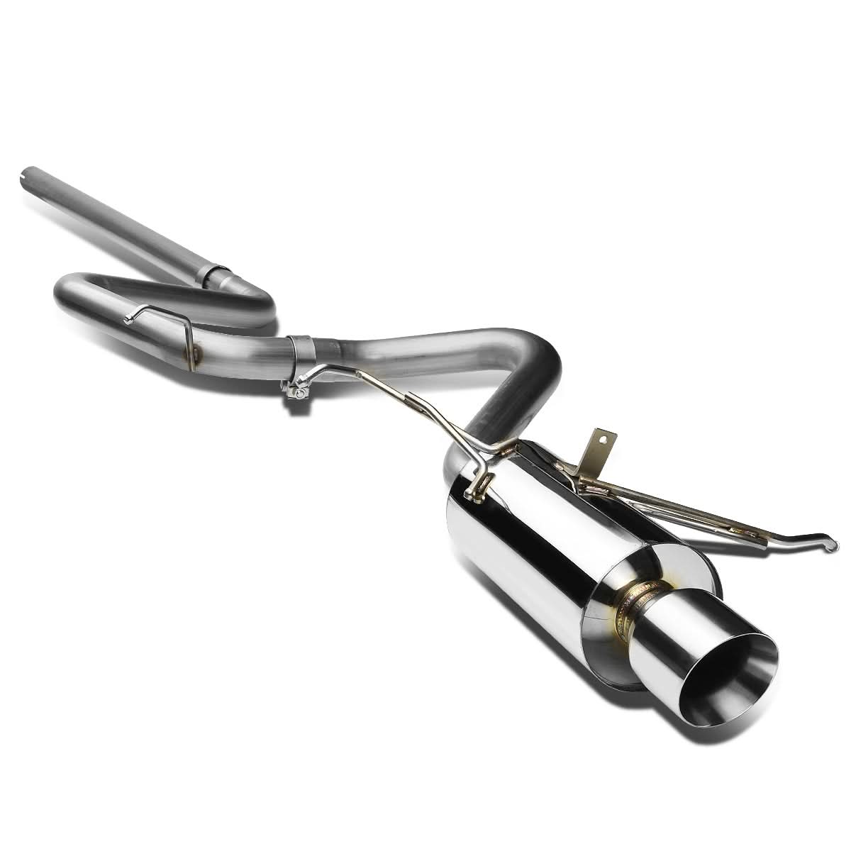 01-06 Chrysler PT Cruiser Single Rolled Tip Catback Exhaust Stainless Steel