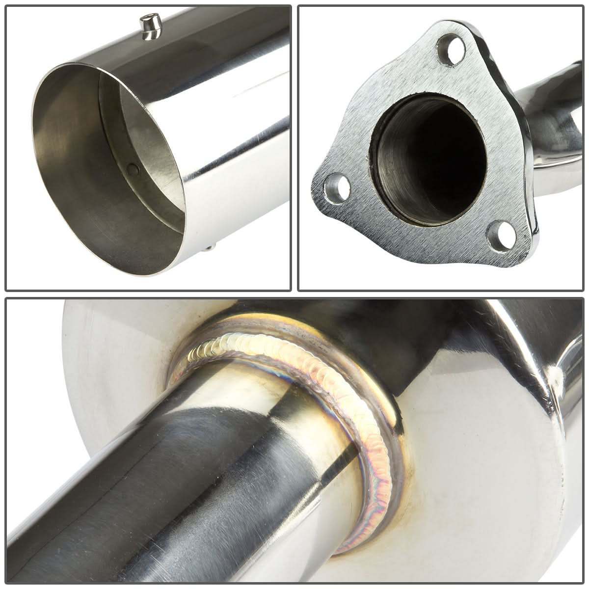 2011-2014 Honda CR-Z Catback Exhaust Single Tip Stainless Steel