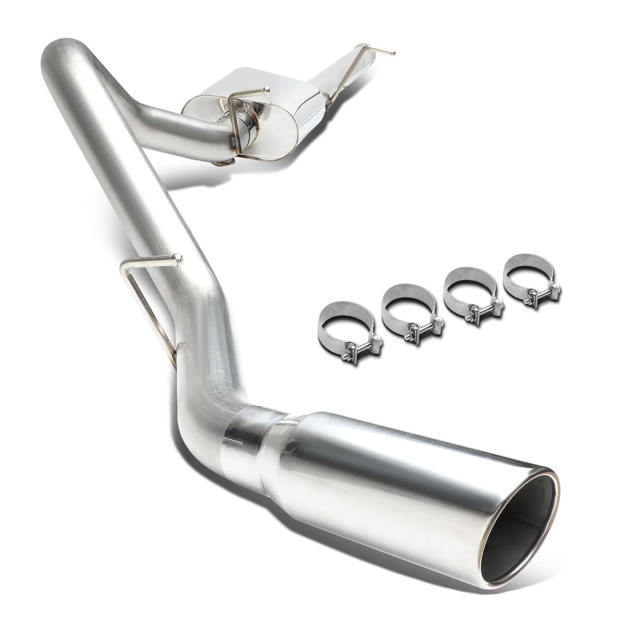 07-13 Chevrolet Silverado / GMC Sierra Catback Exhaust Stainless Steel