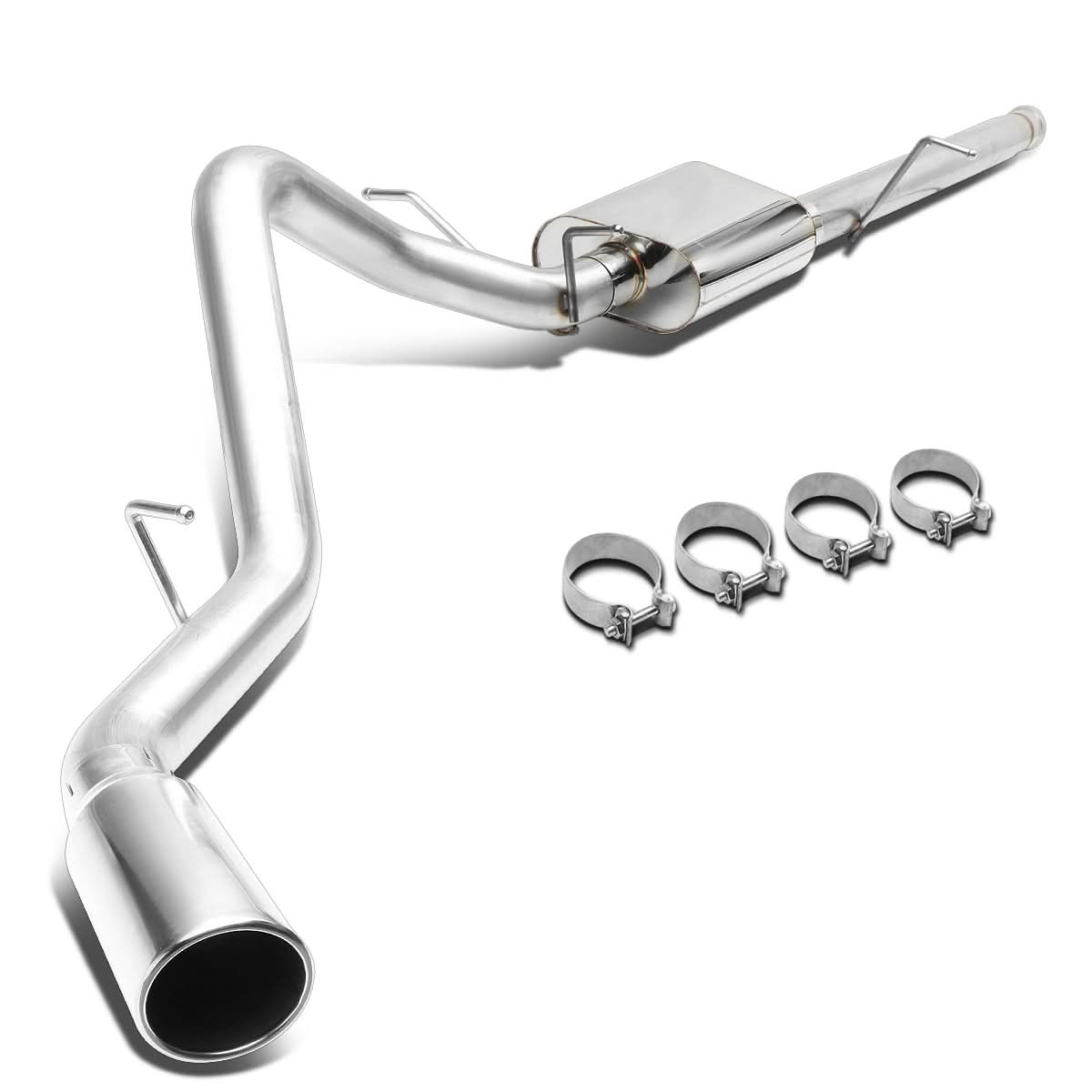 07-13 Chevrolet Silverado / GMC Sierra Catback Exhaust Stainless Steel
