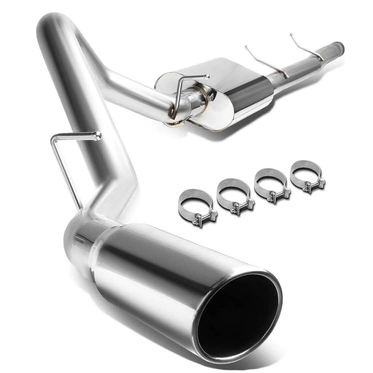 07-13 Chevrolet Silverado/GMC Sierra 1500 Cat-Back Exhaust - Stainless Steel