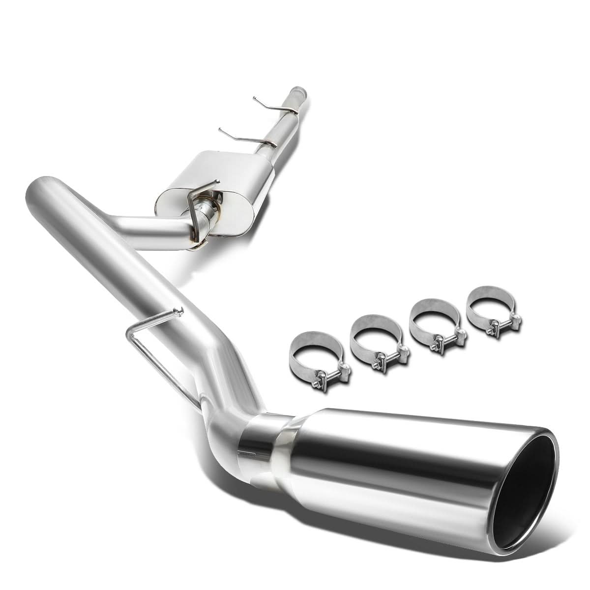 07-13 Chevrolet Silverado/GMC Sierra 1500 Cat-Back Exhaust - Stainless Steel