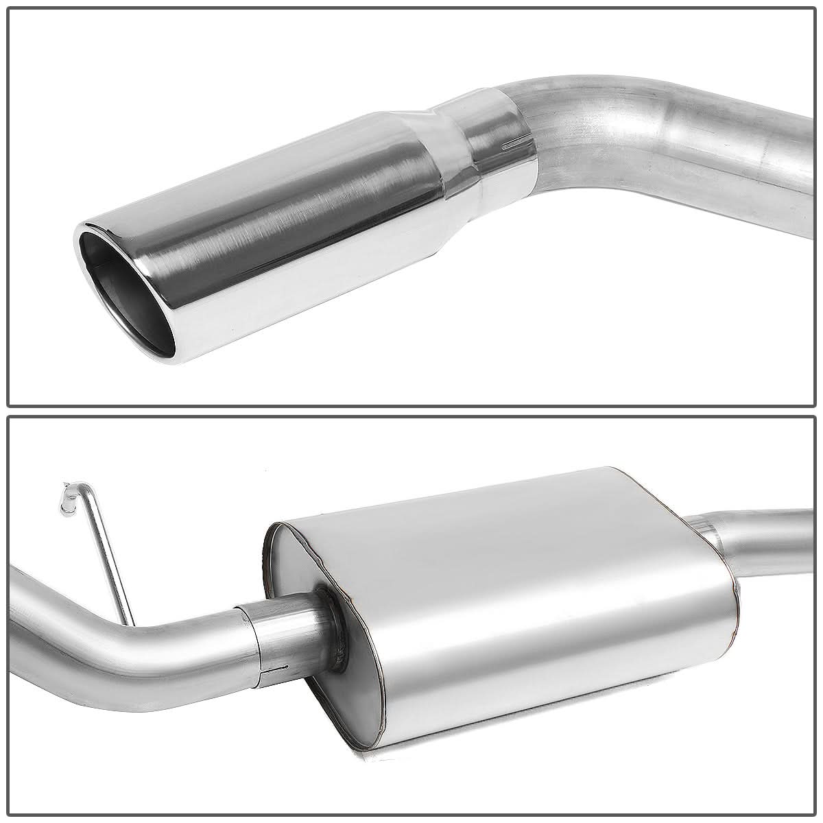 99-07 Chevrolet Silverado/GMC Sierra Catback Exhaust Stainless Steel