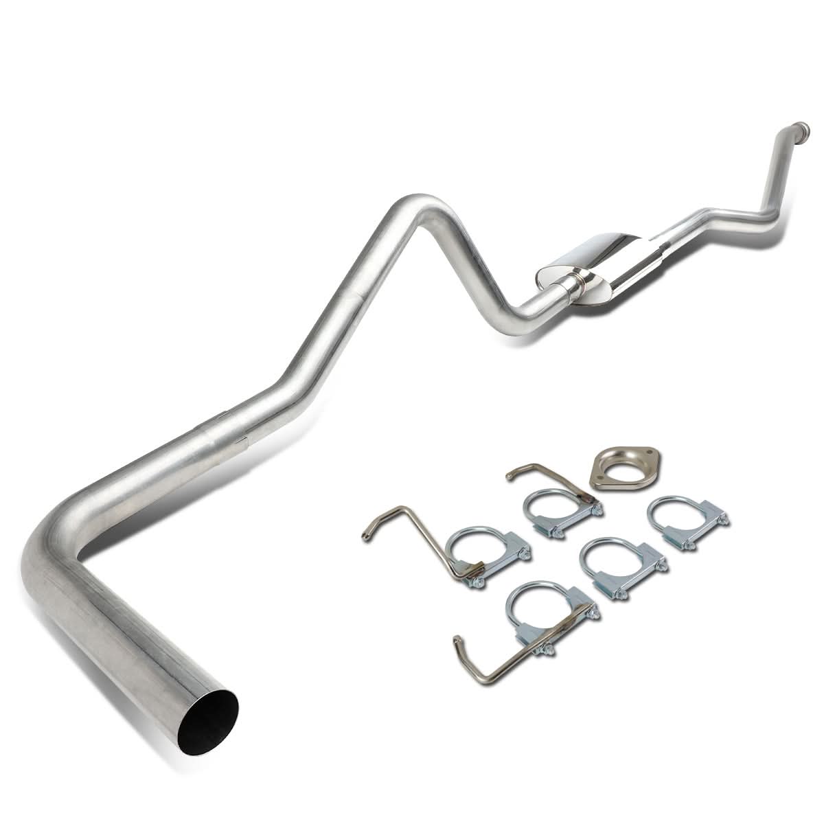 99-06 Chevrolet Silverado GMC Sierra 1500 Catback Exhaust Stainless Steel