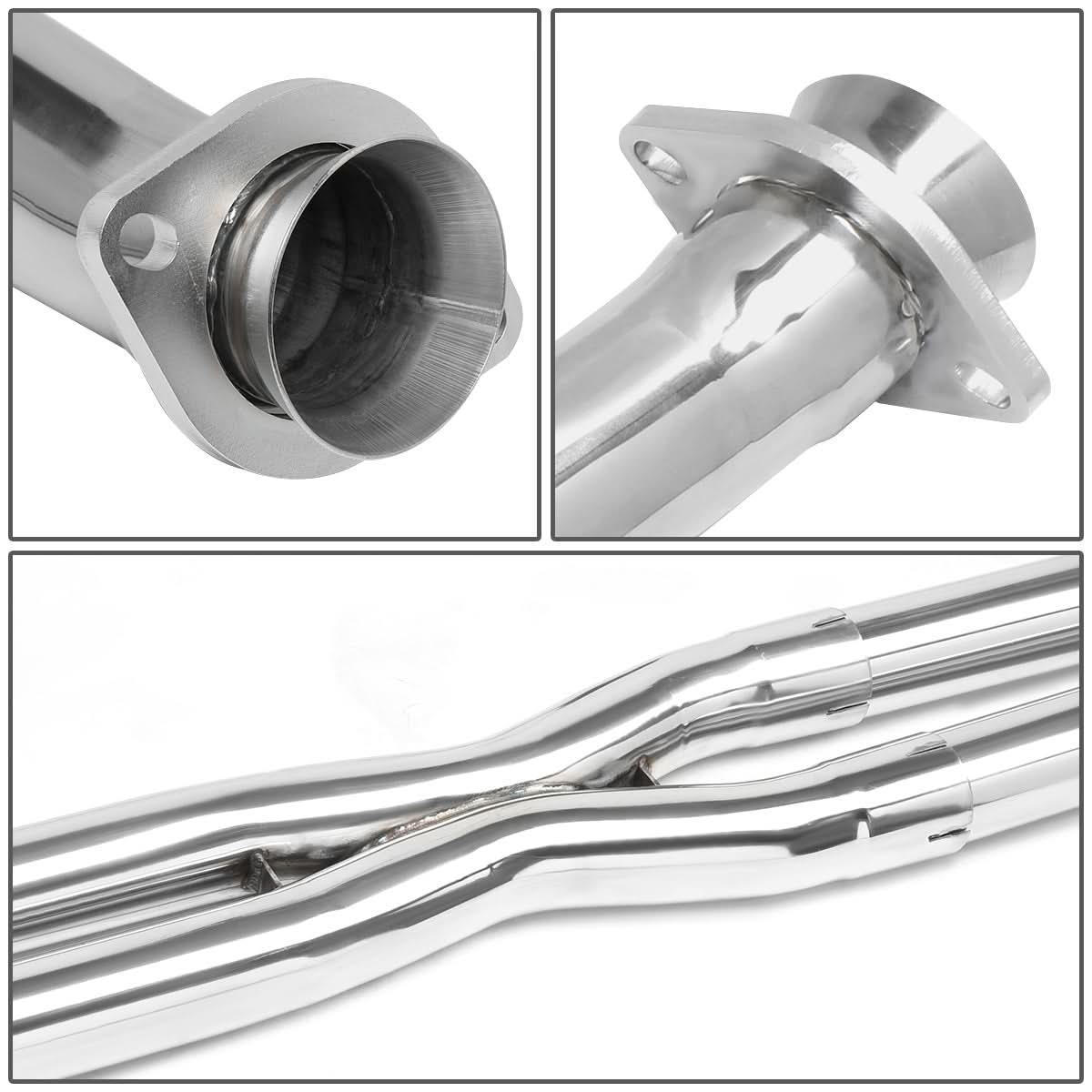 09-11 Cadillac CTS-V Catback Exhaust System Stainless Steel Dual Tip