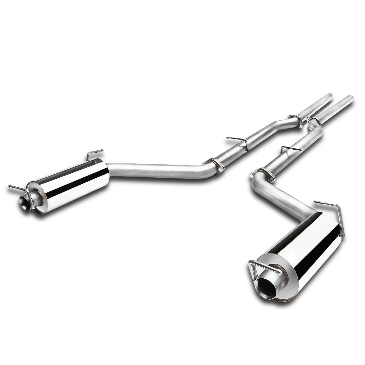 2011-2014 Dodge Charger 3.6L V6 Dual Tip Catback Exhaust - Stainless Steel