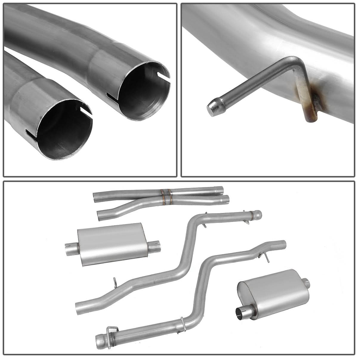 2015-2018 Dodge Challenger 5.7L V8 Catback Exhaust System Stainless Steel