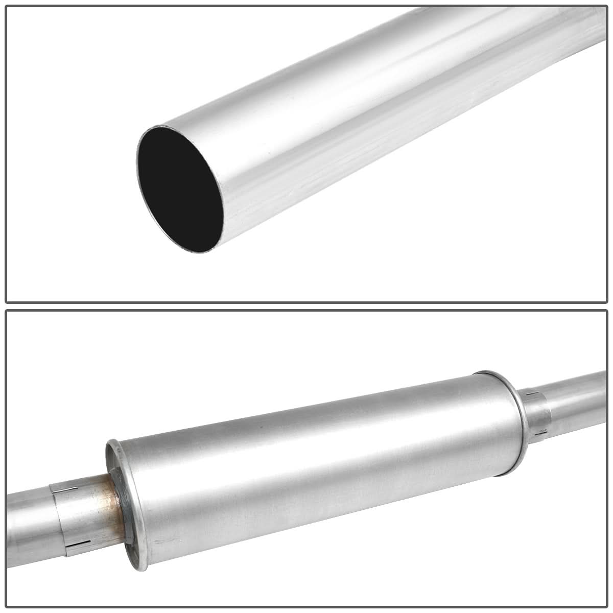 2005-2007 Dodge Dakota Catback Exhaust System Single Tip Stainless Steel