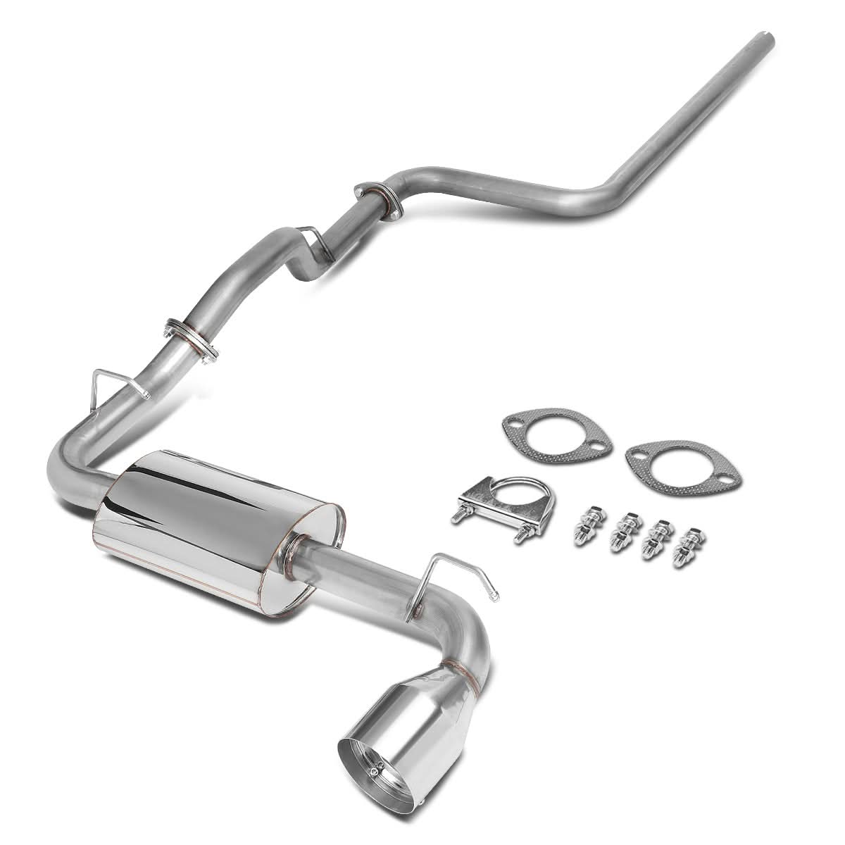 2000-2005 Dodge Neon Single Tip Catback Exhaust Stainless Steel