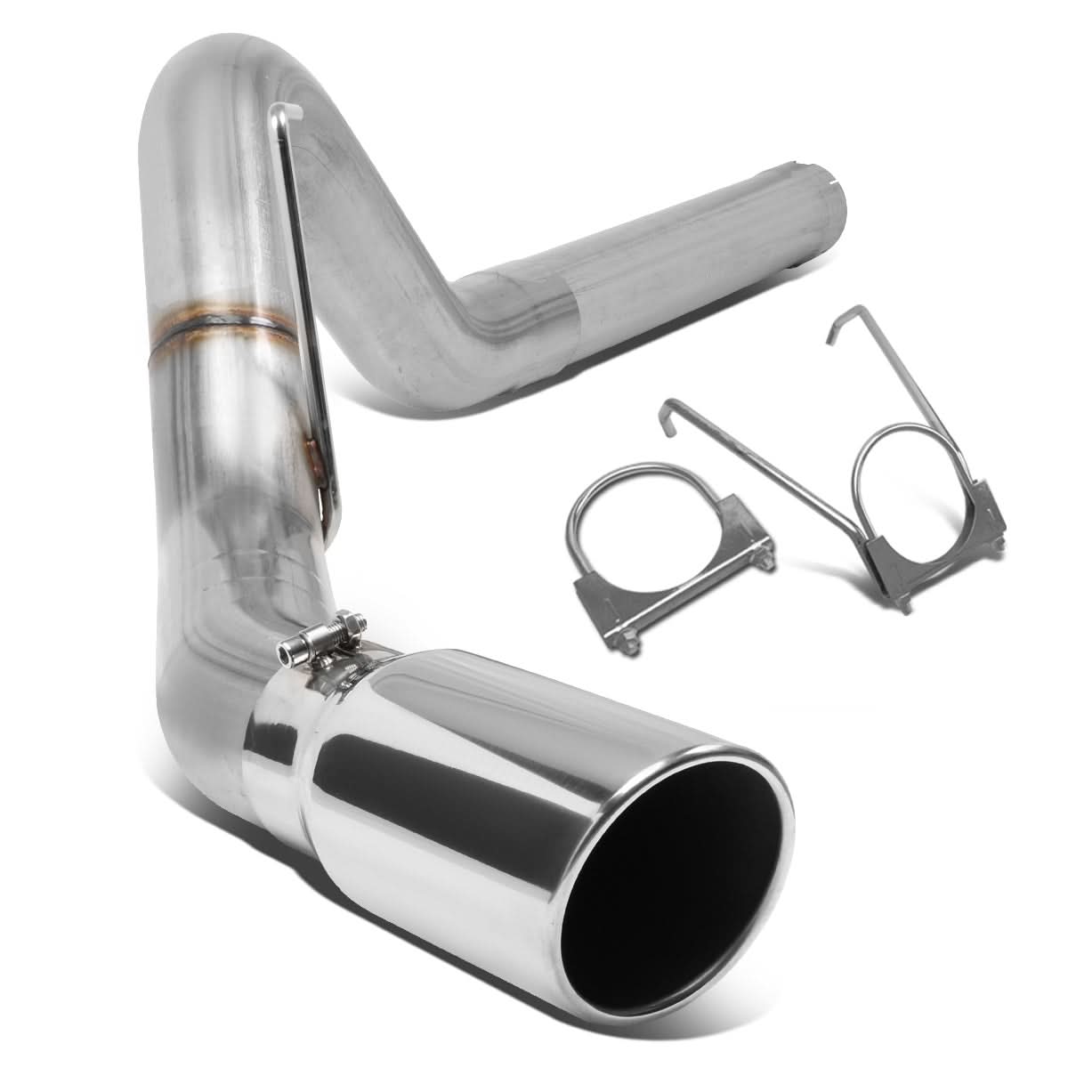07-09 Dodge Ram 2500/3500 6.7L Diesel Catback Exhaust Single Tip Stainless Steel
