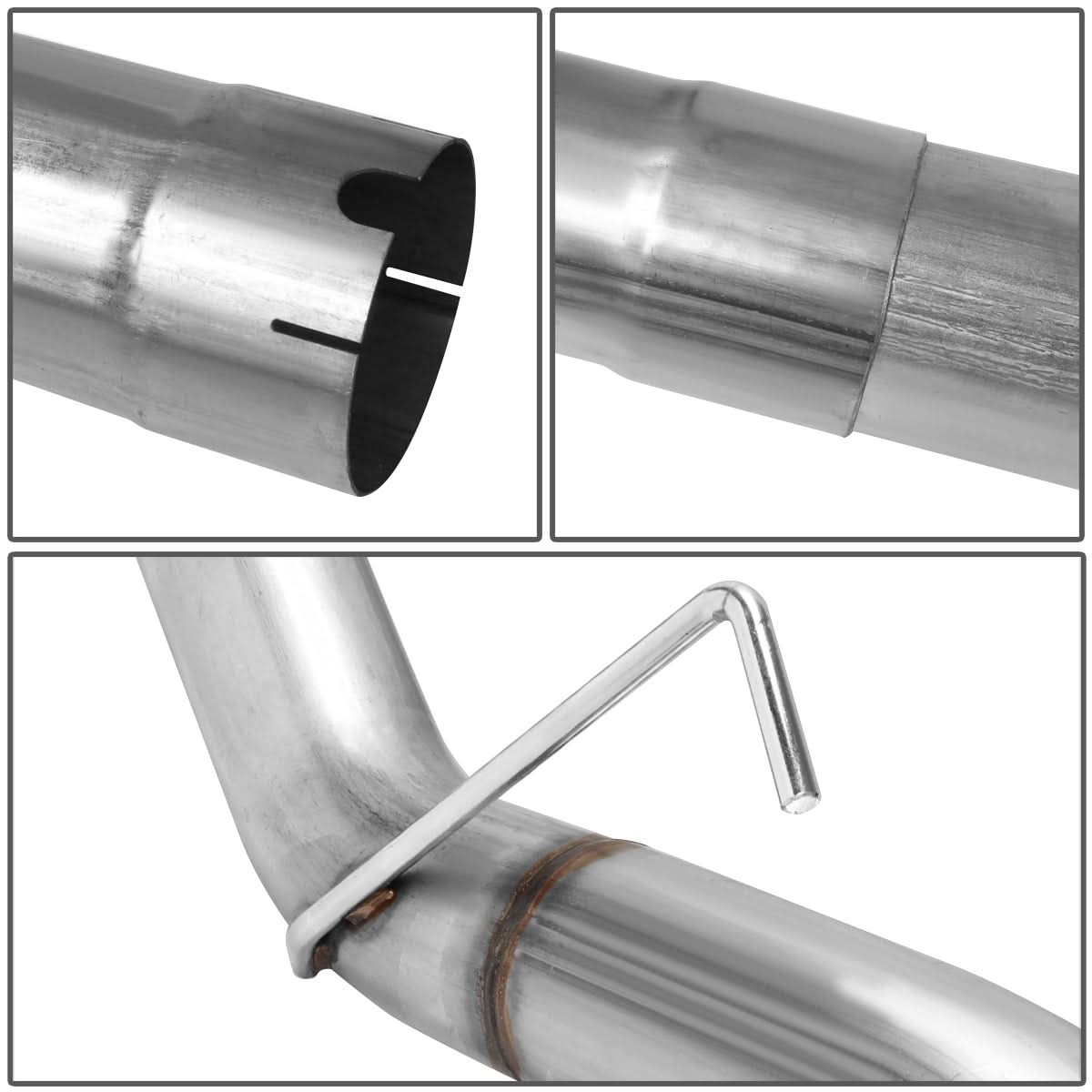 07-09 Dodge Ram 2500/3500 6.7L Diesel Catback Exhaust Single Tip Stainless Steel