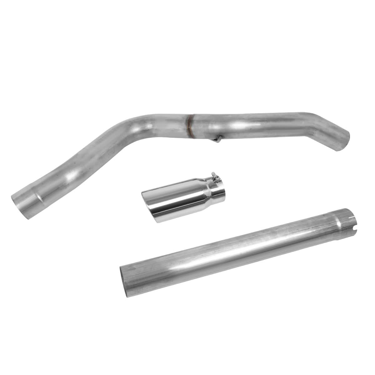 07-09 Dodge Ram 2500/3500 6.7L Diesel Catback Exhaust Single Tip Stainless Steel